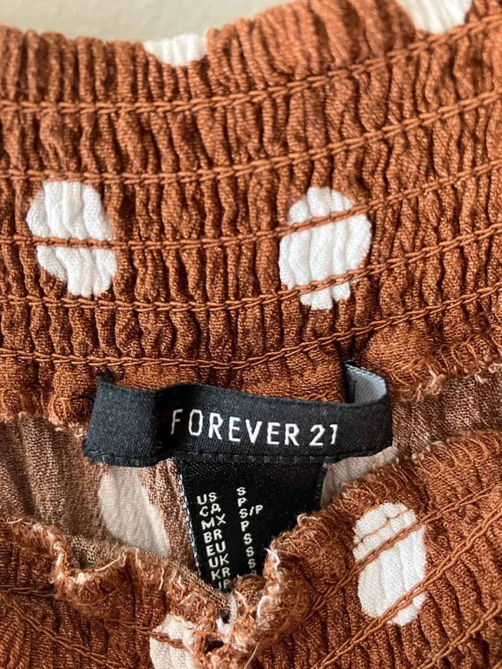 FOREVER 21 Polka Dot Wide Leg Pants - Picture 7 of 7